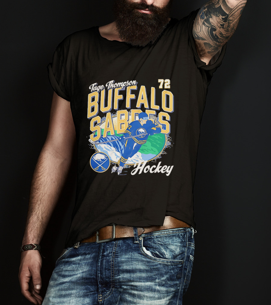 Tage Thompson 72 Buffalo Sabres Hockey Player T-Shirt
