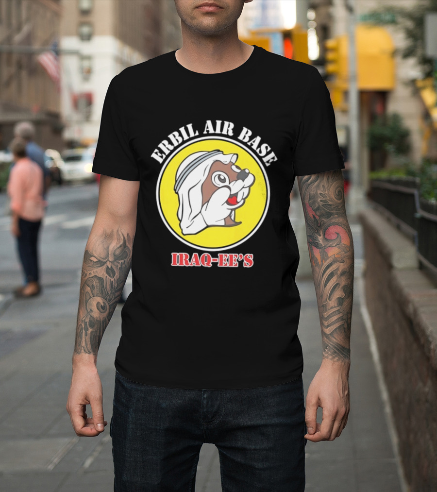 Erbil Air Base Iraq Eef's Cartoon T-Shirt