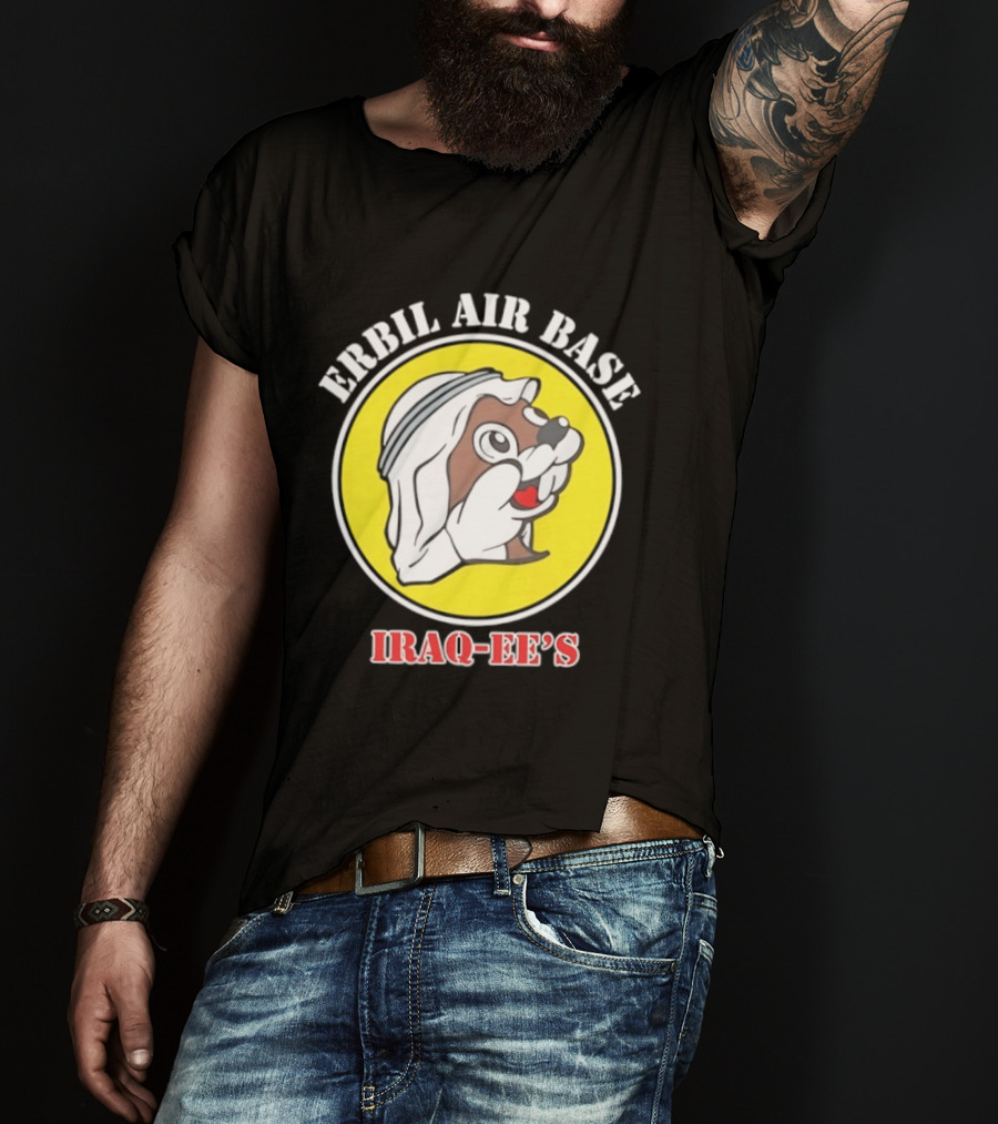 Erbil Air Base Iraq Eef's Cartoon T-Shirt