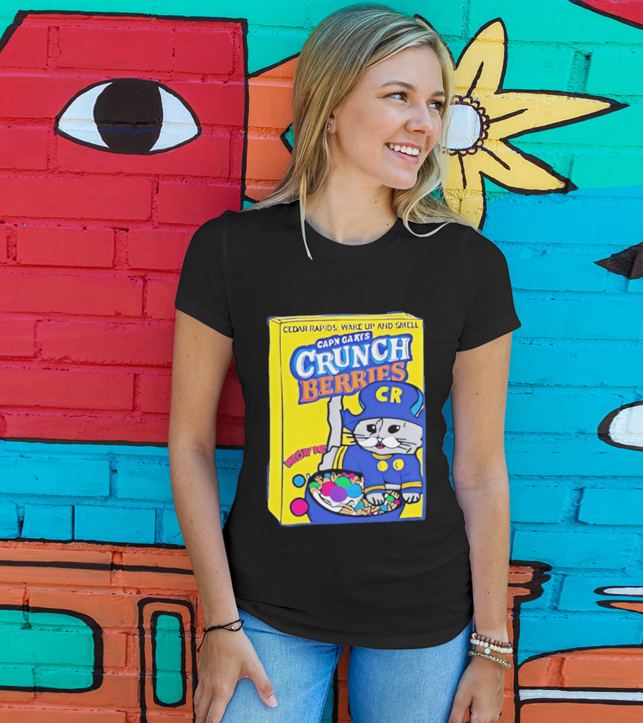 Cedar Rapids Wake Up And Smell Capn Oats Crunch Berries T-Shirt