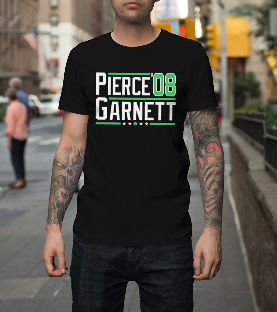 Pierce Garnett '08 Boston Celtics Basketball Stars T-Shirt