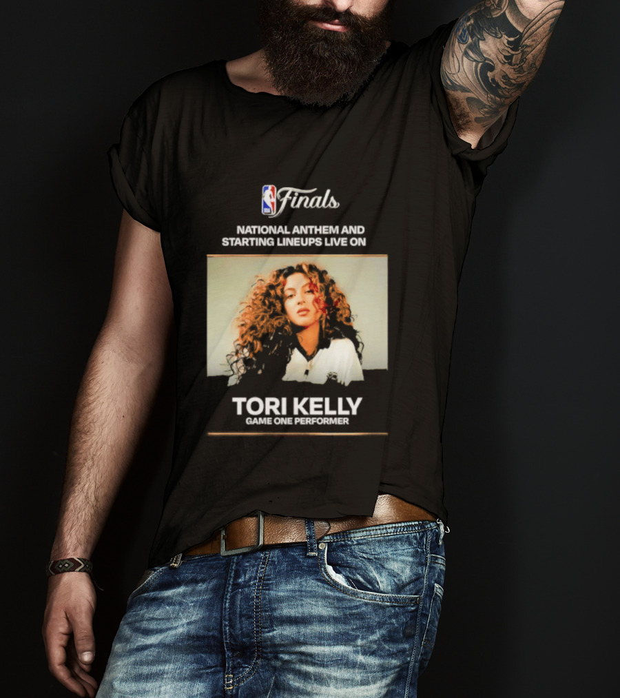 NBA Finals Tori Kelly Game One Performer National Anthem And Starting Lineups Live T-Shirt