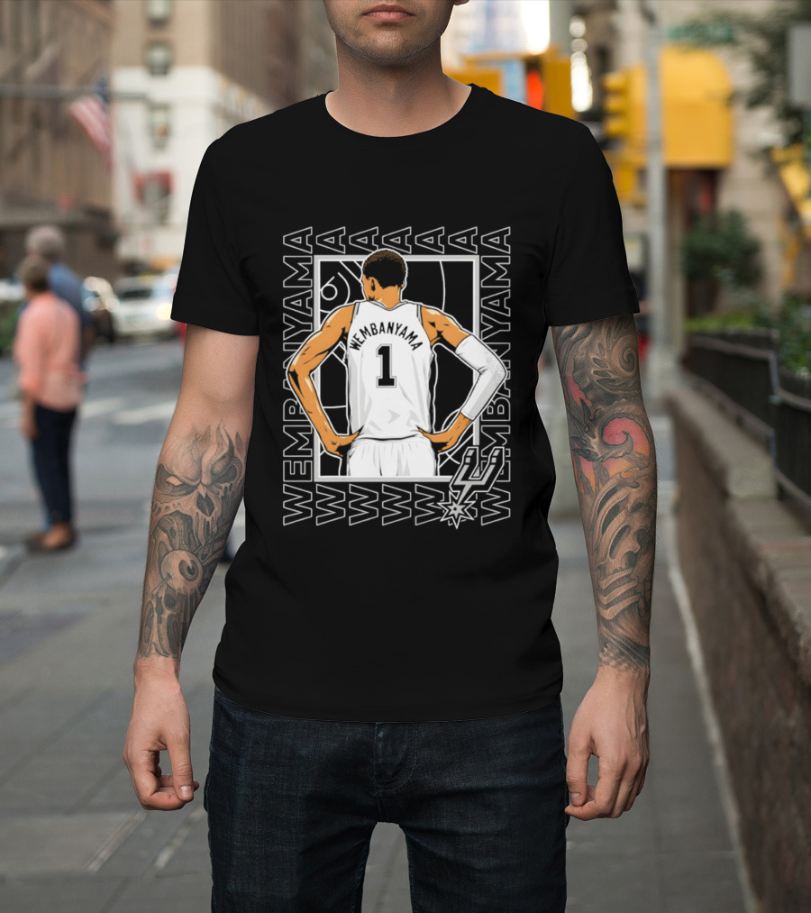 Victor Wembanyama San Antonio Spurs Number 1 NBA Basketball Player 2026 T-Shirt