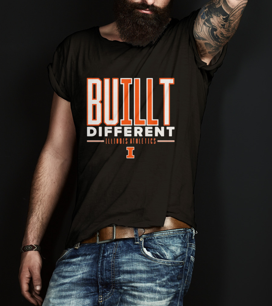 BuILLt Different Illinois Athletics I T-Shirt