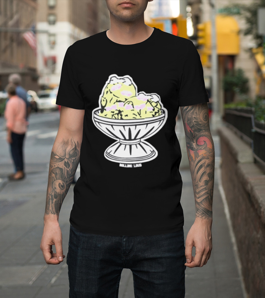 Rolling Loud Ice Cream Bowl Collaboration T-Shirt