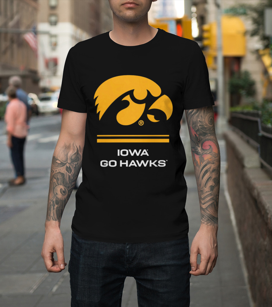 Iowa Hawkeyes Go Hawks T-Shirt