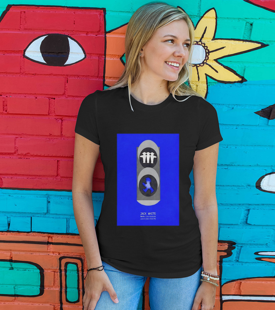 Jack White Berlin Columbiahalle June 4 2026 Ampelmann Traffic Light Icon Concert 8PM T-Shirt
