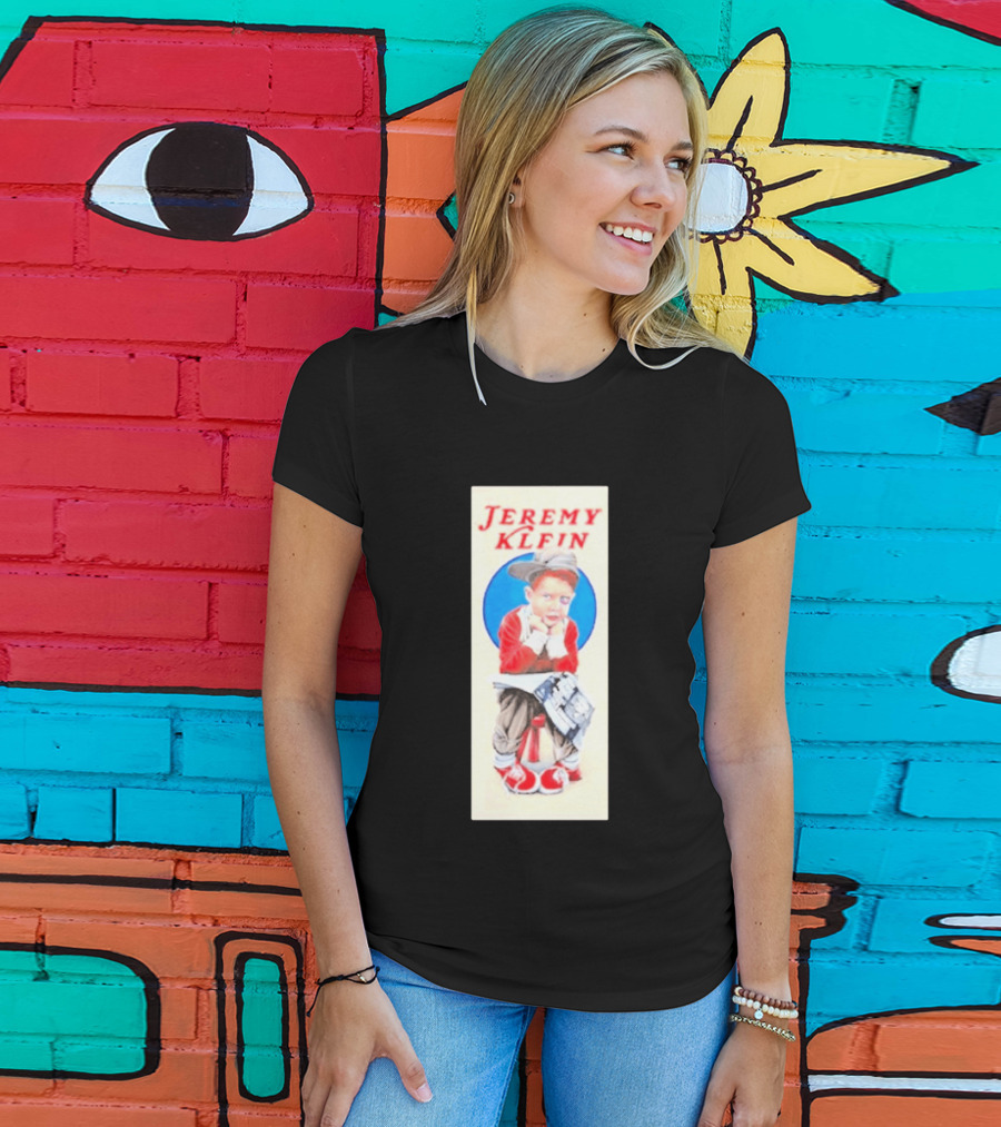 Jeremy Klein World Industries Kid Sitting On Stool T-Shirt