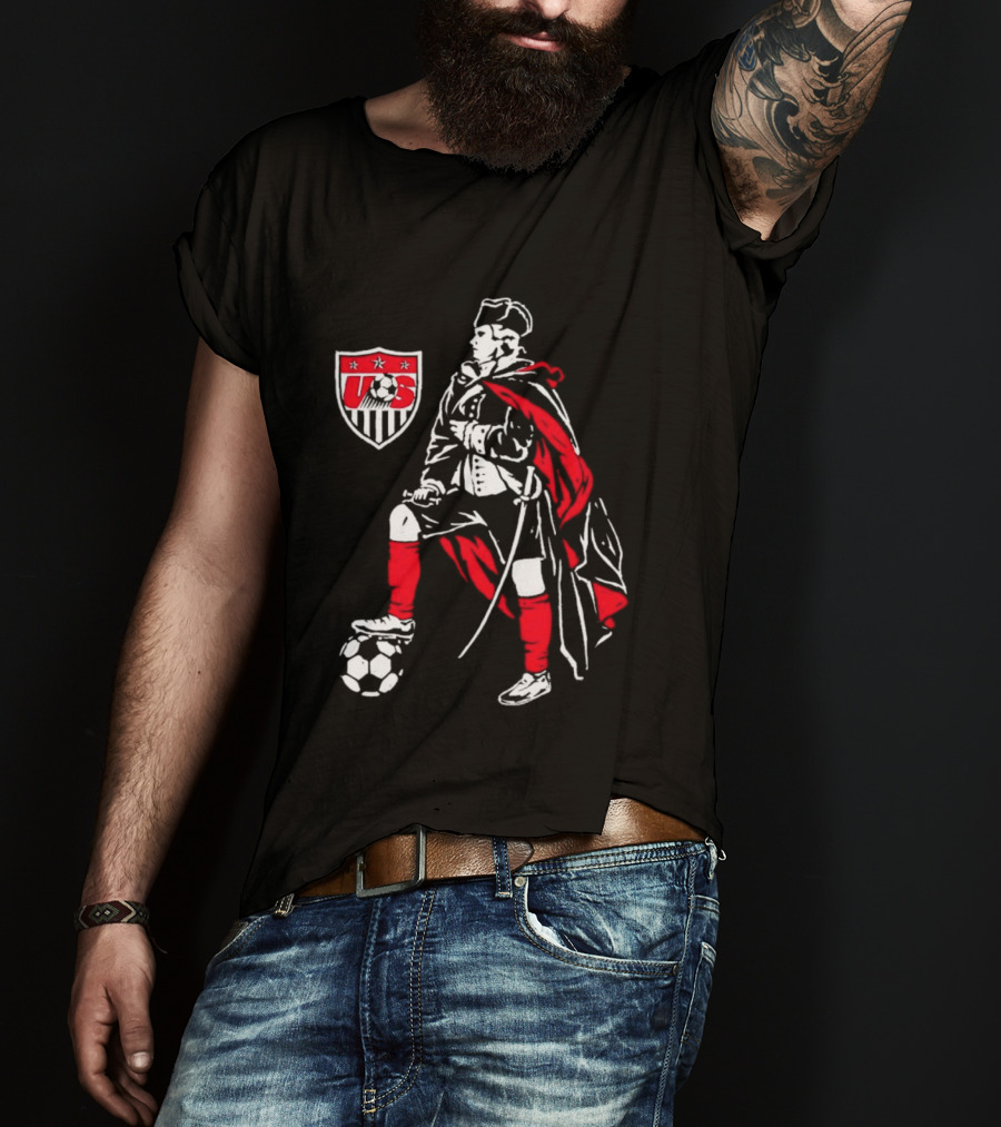 George Washington US Soccer 500 Level GV Cotton Iconic Sports T-Shirt