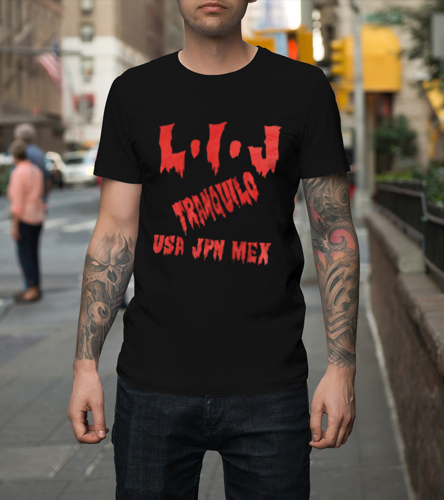 LIJ Tranquilo USA JPN MEX Red T-Shirt