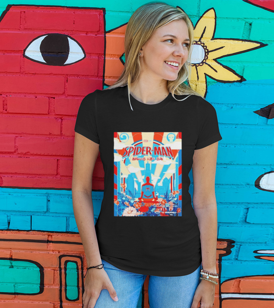 Marvel Studios Spider Man Brand New Day Exclusive Release July 29 Fandango Promotion T-Shirt