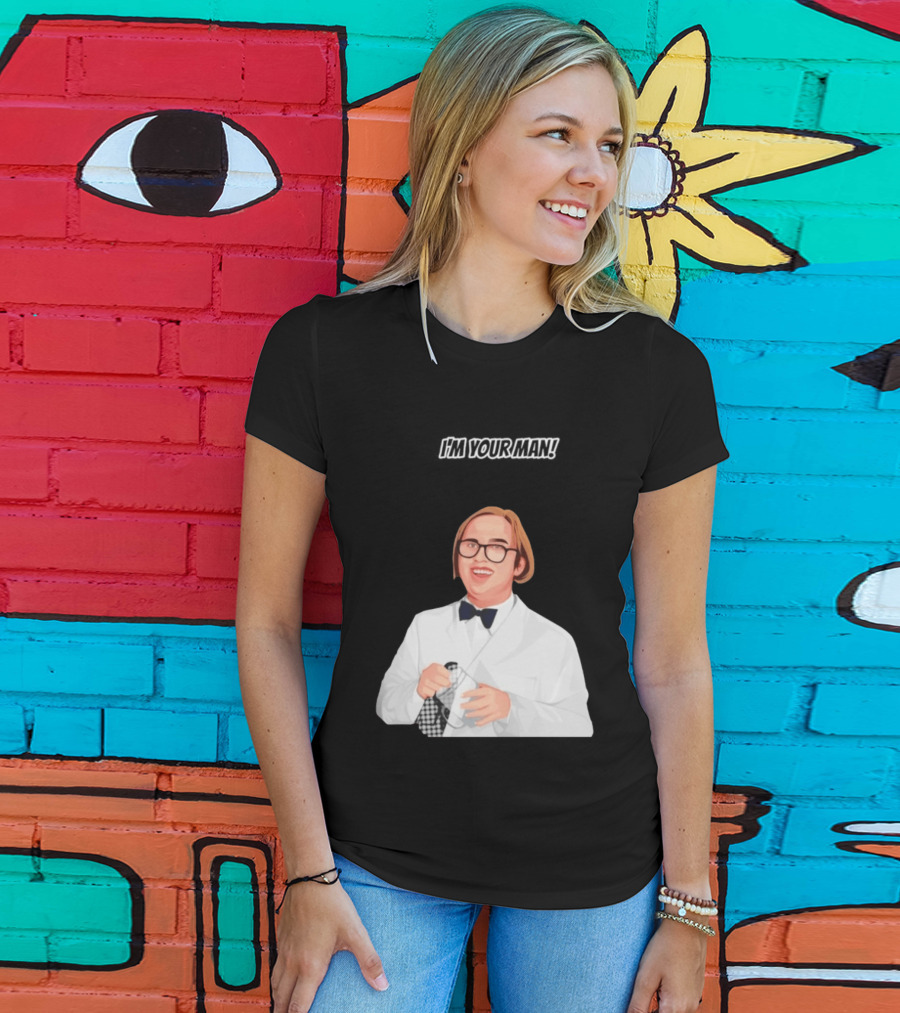 Max And Paddy I Am Your Man Bow Tie White Jacket T-Shirt