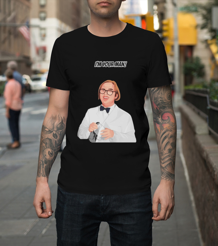 Max And Paddy I Am Your Man Bow Tie White Jacket T-Shirt
