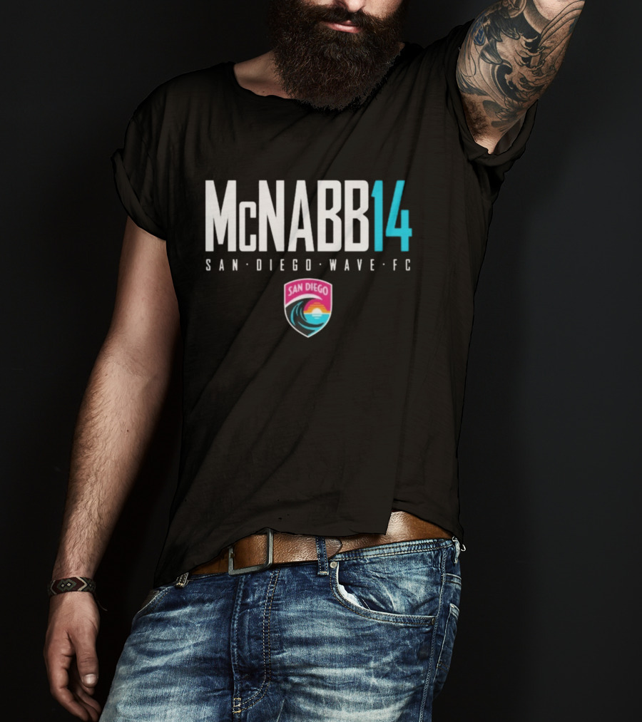 San Diego Wave FC McNabb 14 Team T-Shirt