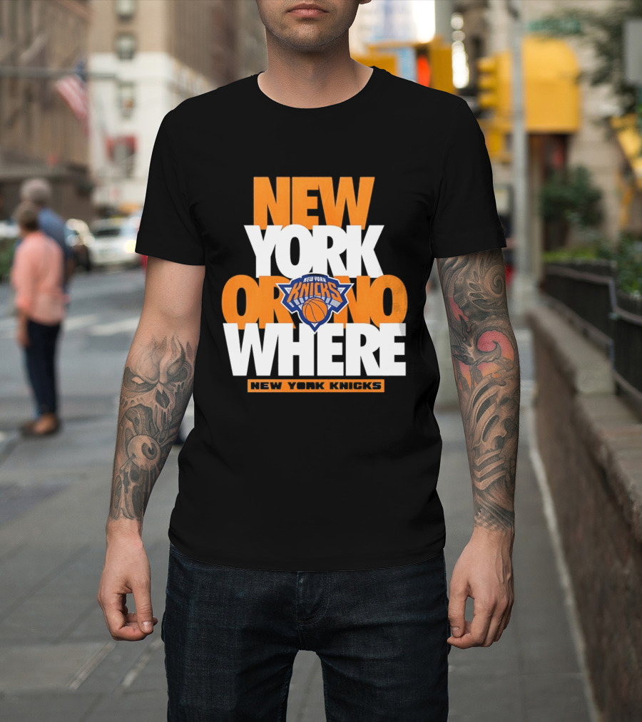 New York Knicks Basketball New York Or Nowhere 2026 T-Shirt