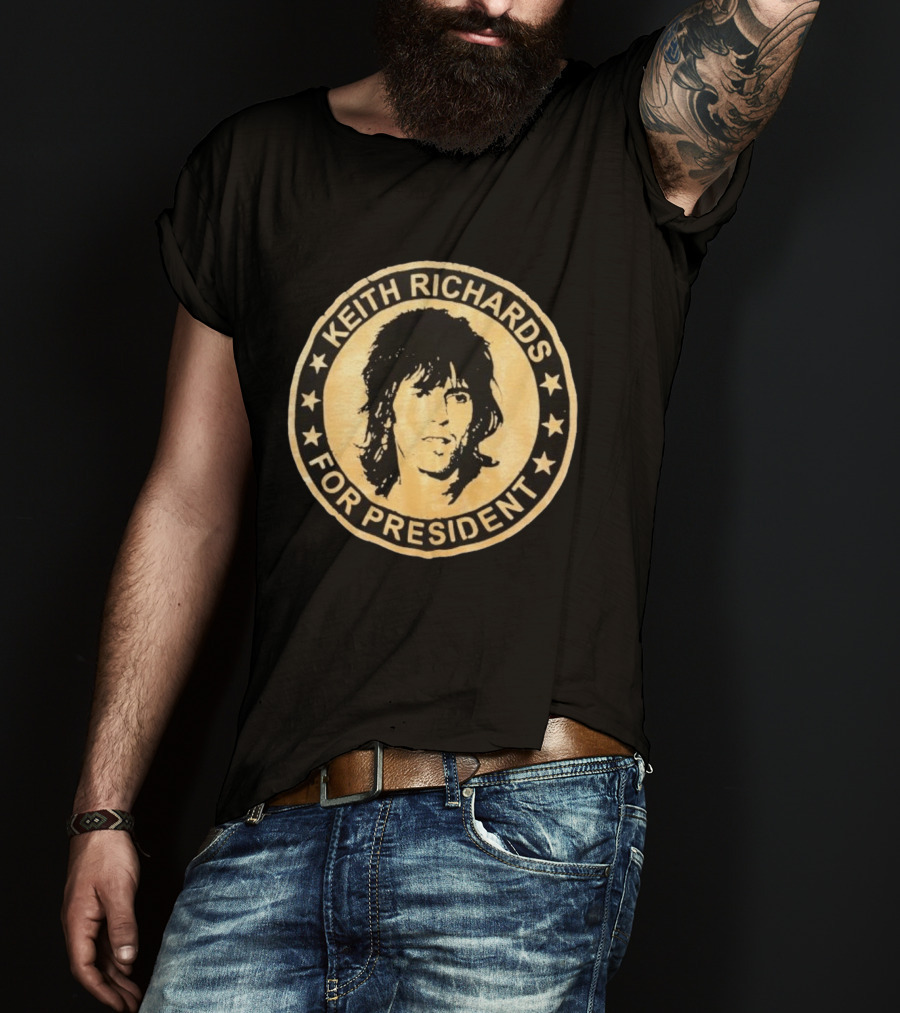 Original Keith Richards For President T-Shirt