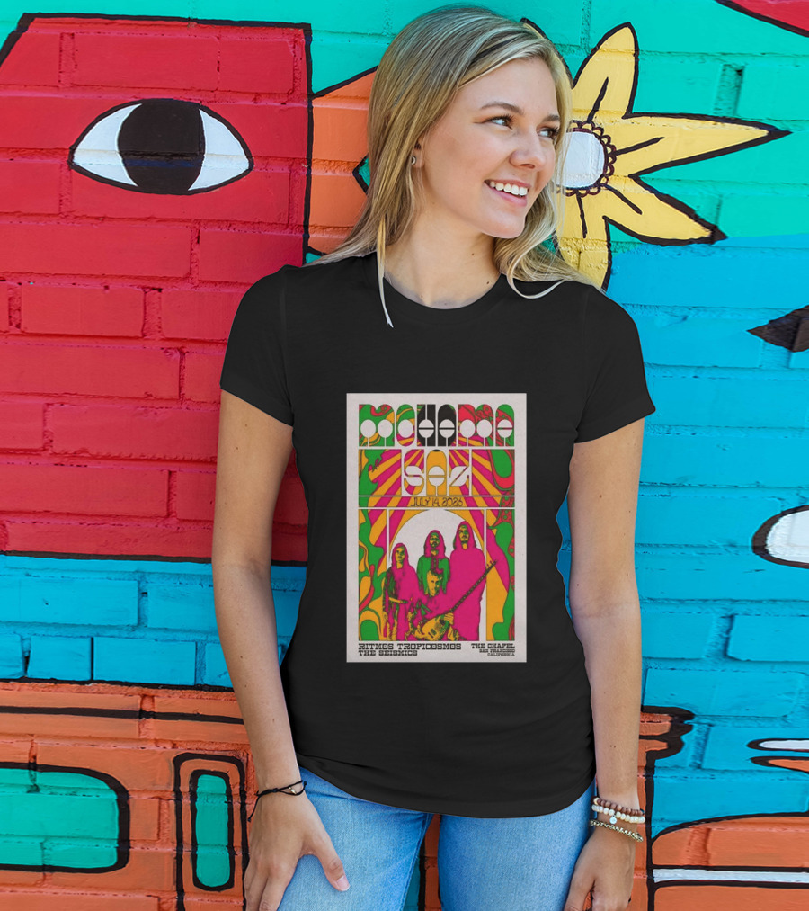 MOHAMA SAZ San Francisco CA July 14 2026 Ritmos Tropicosmos The Seismics The Chapel T-Shirt