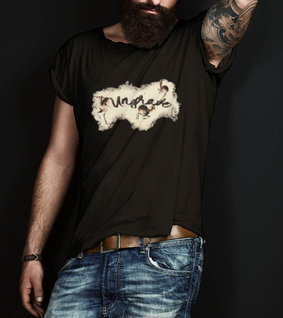 Ungrave Brown Shadow Deer Ungrave T-Shirt