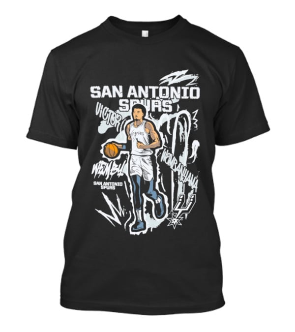 San Antonio Spurs Victor Wembanyama Basketball Player Wemby 22 T-Shirt