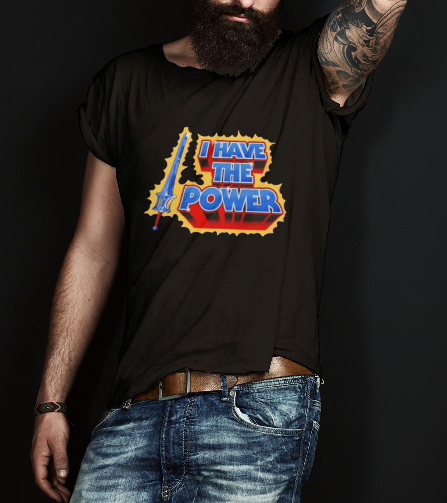 I Have The Power He Man Vintage Masters Of The Universe Sword T-Shirt