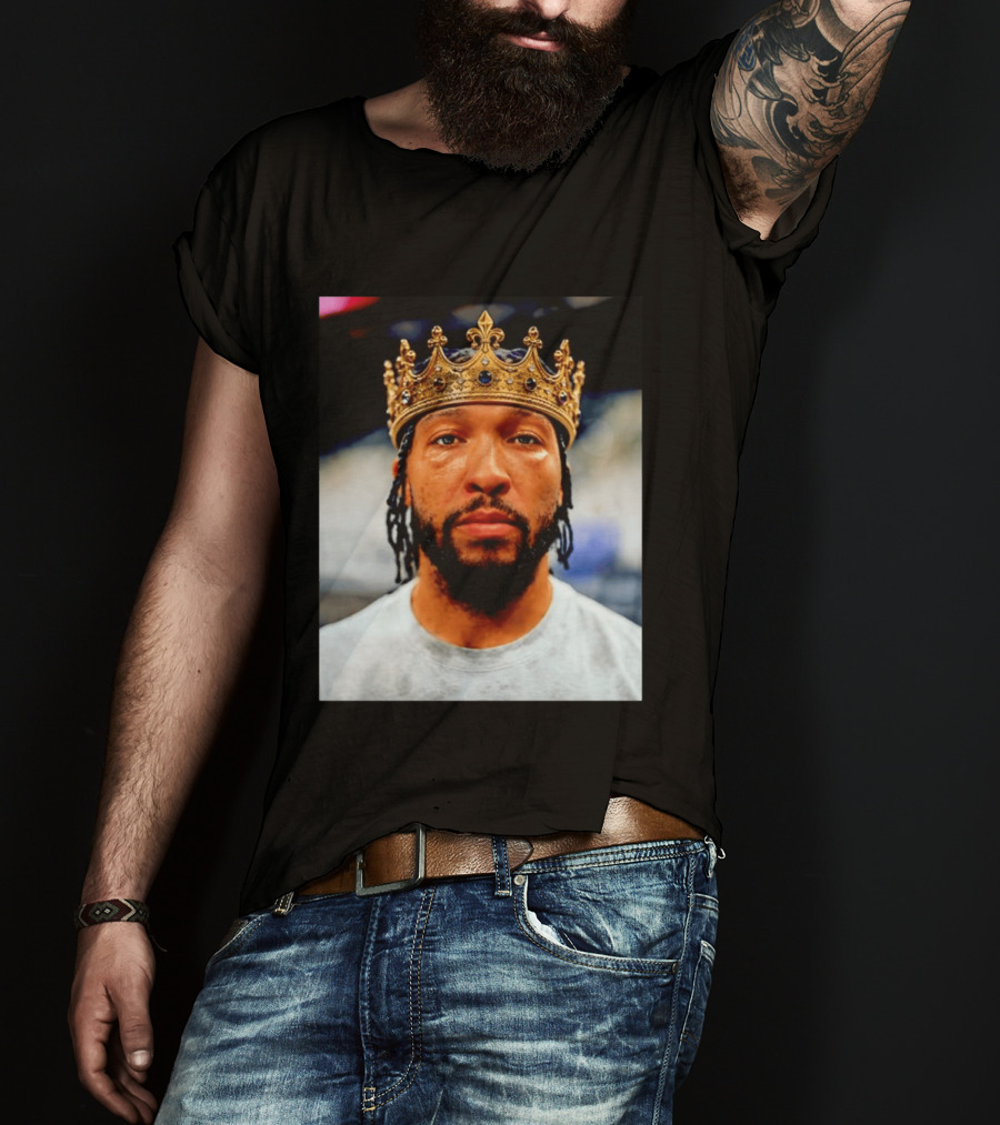 Jalen Brunson King New York Knicks Crown T-Shirt
