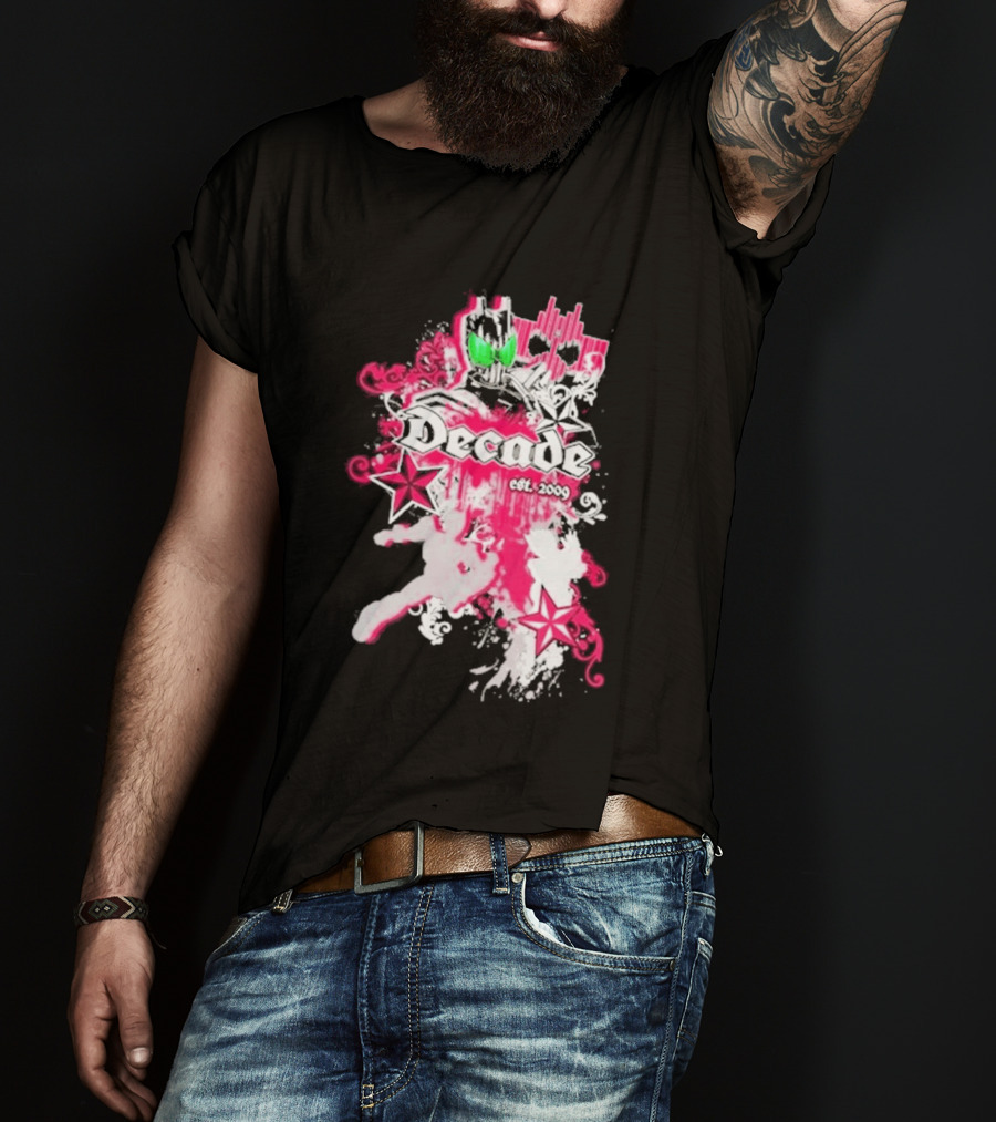 Kamen Rider Decade Est 2009 Heroic Starburst Adventure T-Shirt