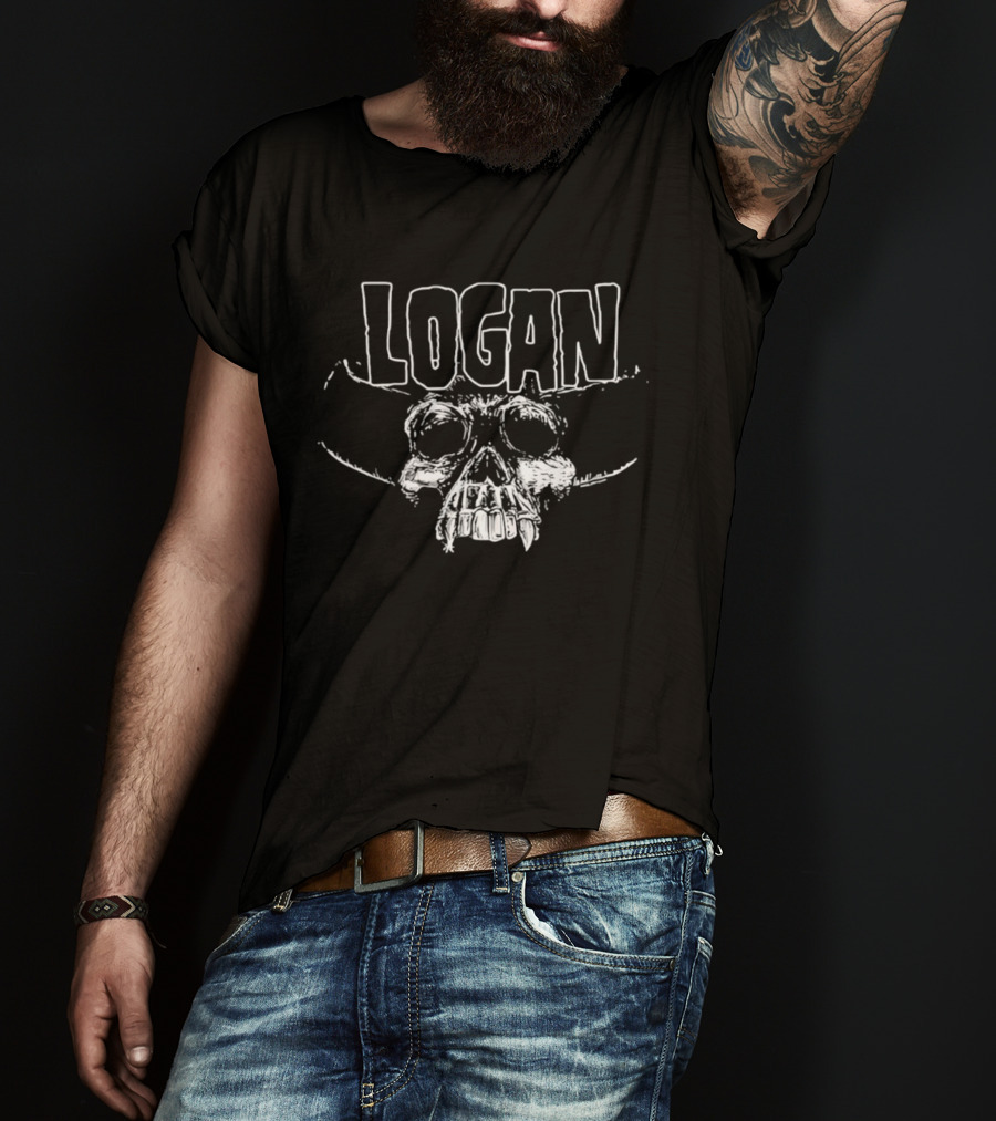 Logan Wolverine Marvel Comics Skull T-Shirt