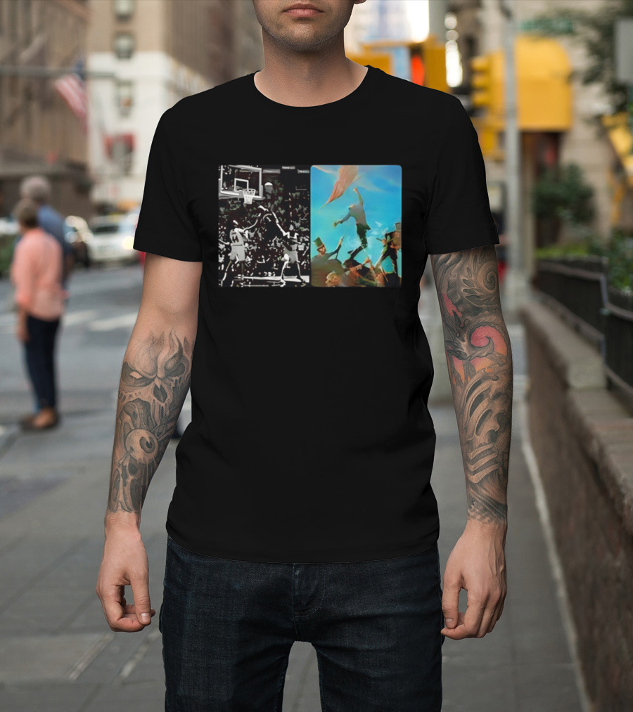 San Antonio Spurs Victor Wembanyama Dunk Alamo Basketball Celebration T-Shirt