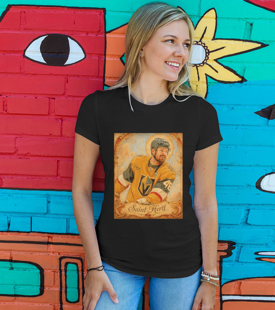 Tomas Hertl Vegas Golden Knights Saint Hertl NHL Circa Sports T-Shirt