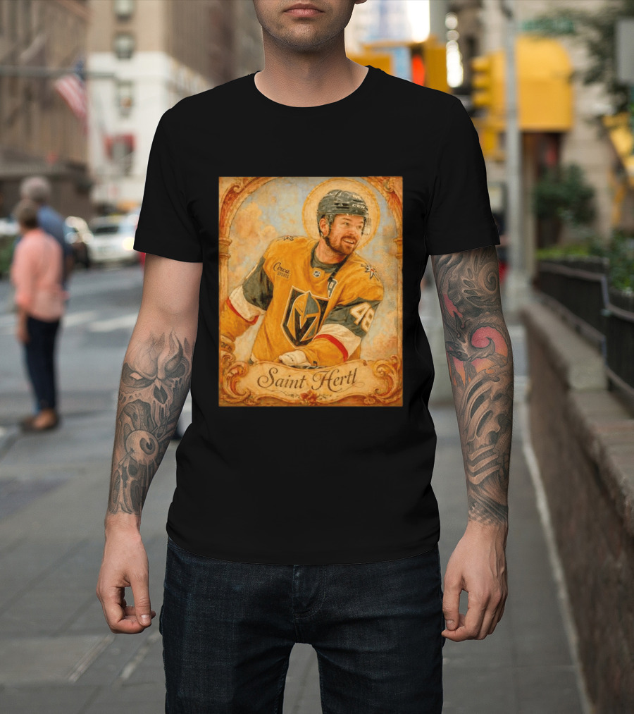 Tomas Hertl Vegas Golden Knights Saint Hertl NHL Circa Sports T-Shirt