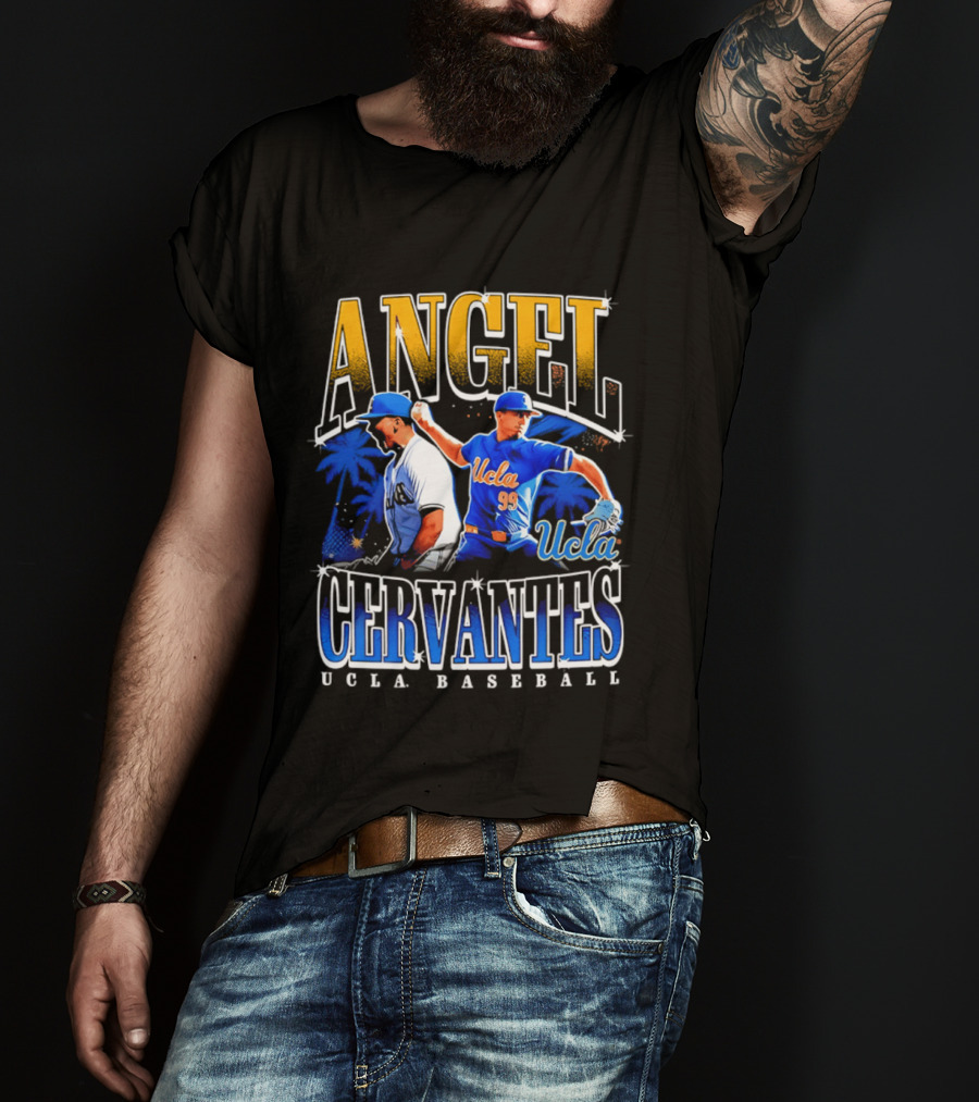 Ucla Baseball Angel Cervantes Player T-Shirt