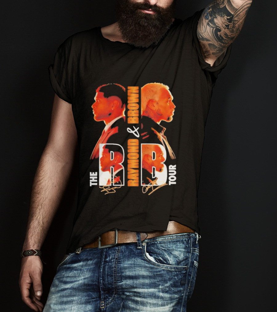 Usher Chris Brown Raymond & Brown The R B Tour Concert Signatures T-Shirt
