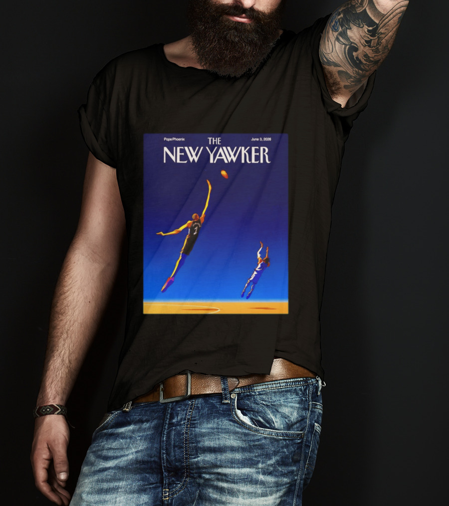 The New Yawker June 3 2026 Basketball Cover Pope Phoenix T-Shirt