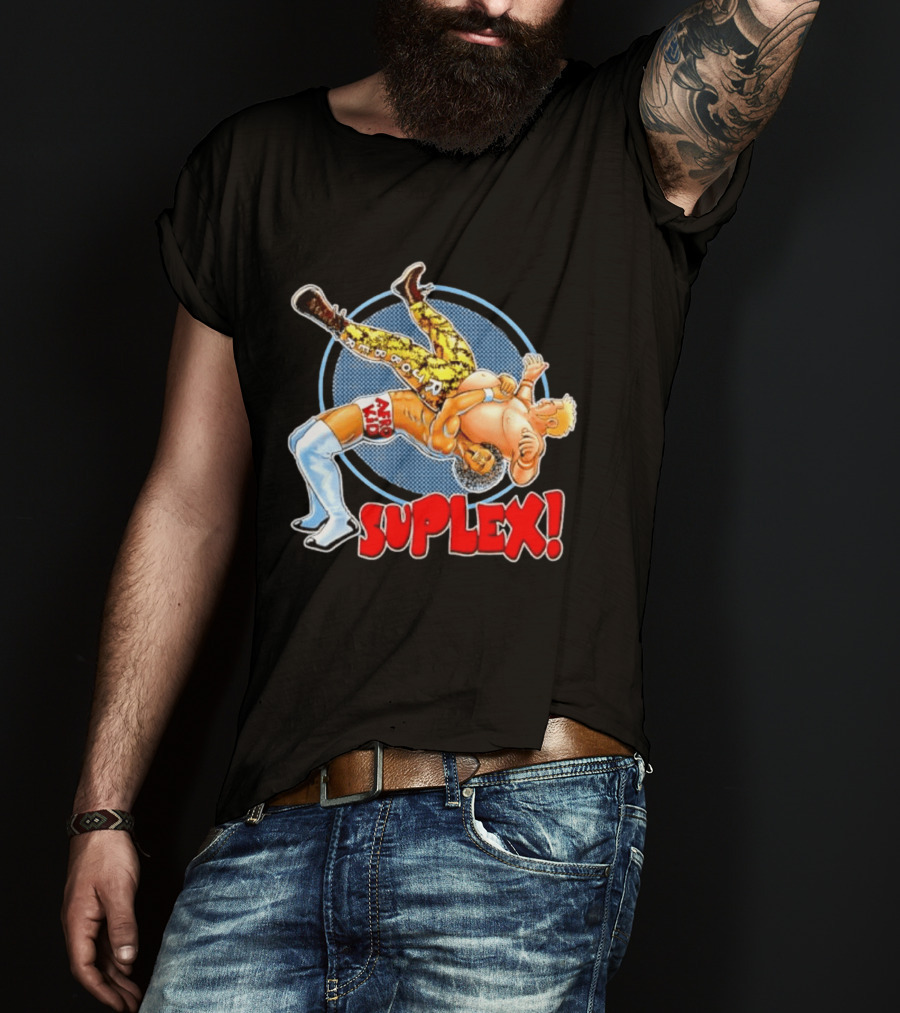 Afro Kid Wrestling Suplex Move T-Shirt