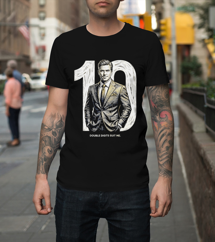 Pierce Brosnan 10 Double Digits Suit Me Timeless T-Shirt