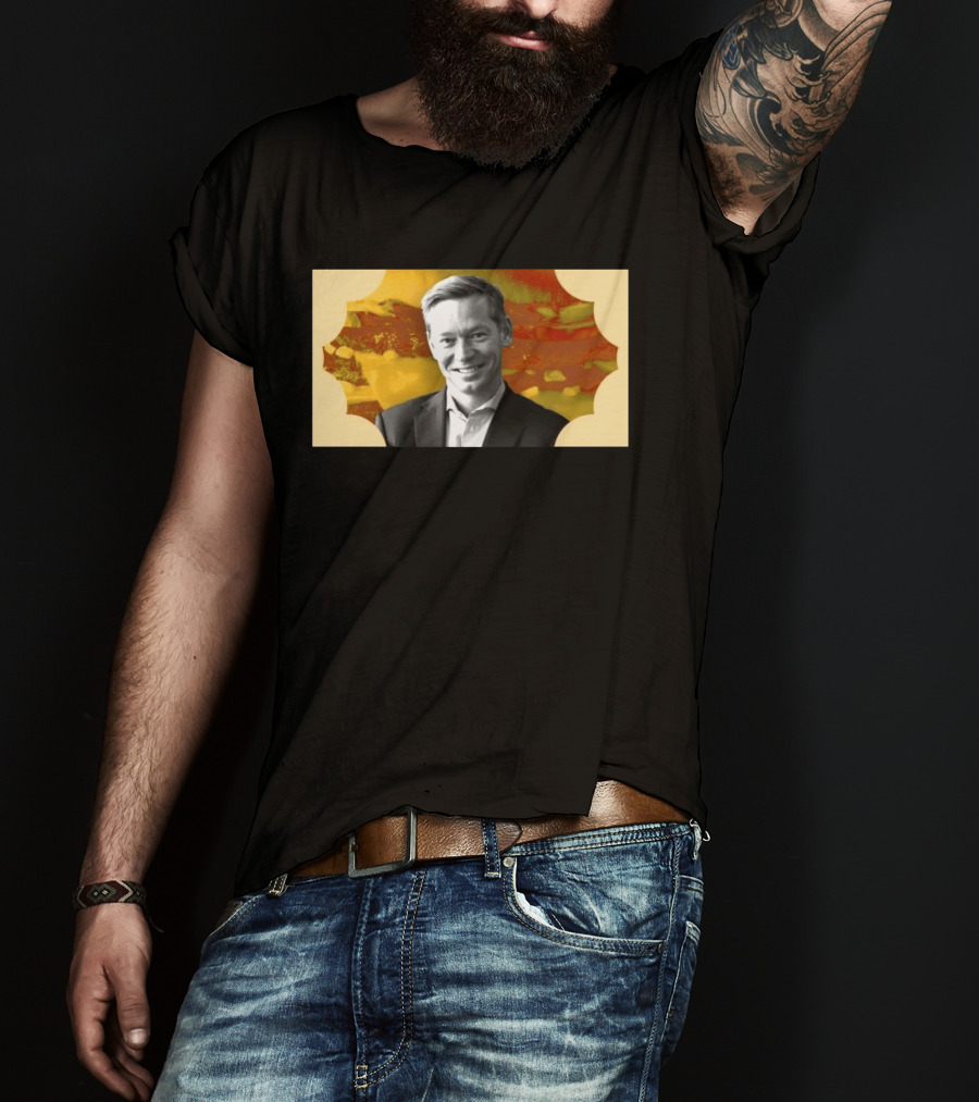 McDonald's CEO Chris Kempczinski Portrait Golden Arch T-Shirt