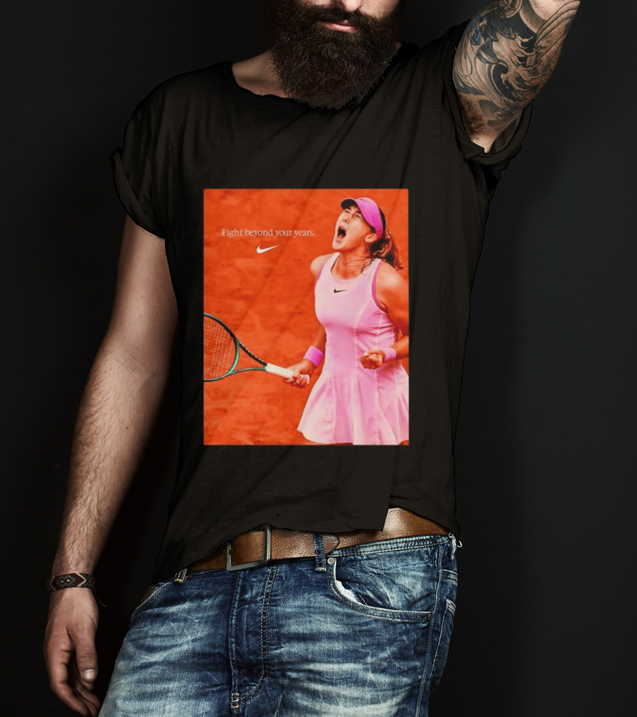 Mirra Andreeva Nike Fight Beyond Your Years Tennis Motivation T-Shirt