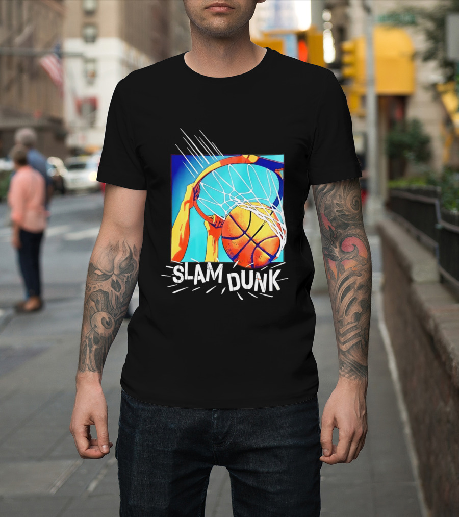 Slam Dunk Basketball Children's Place Hoop Action Kids T-Shirt