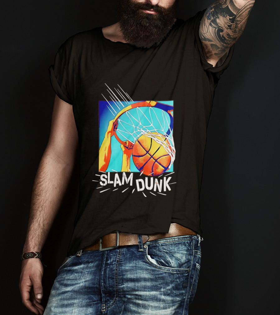 Slam Dunk Basketball Children's Place Hoop Action Kids T-Shirt