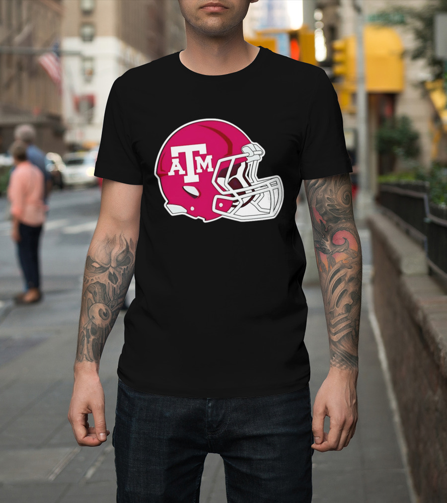 Texas A&M Aggies Football Helmet Fan Gear T-Shirt