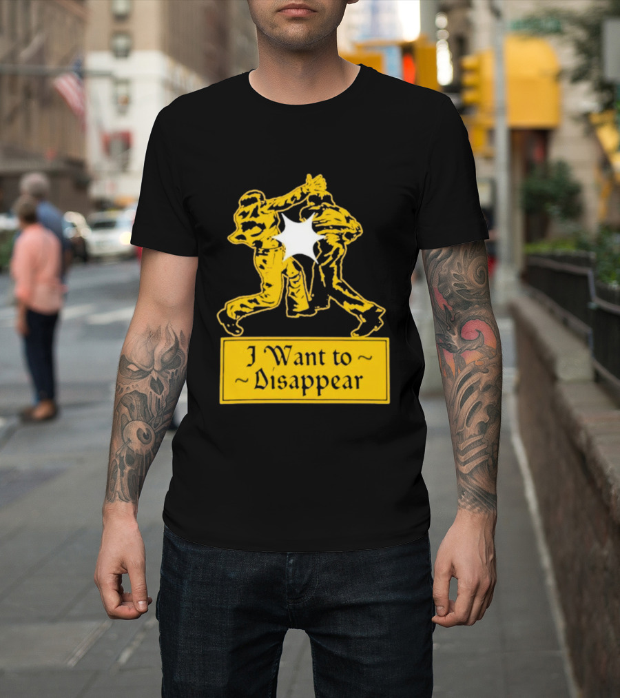 I Want To Disappear The Smiths Fighting Men Music Album T-Shirt