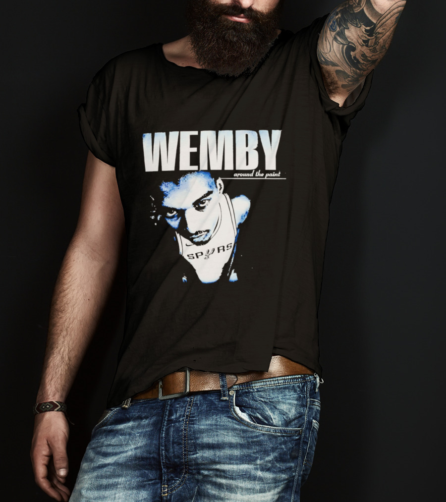 Wemby Around The Point Victor Wembanyama NBA 2026 San Antonio Spurs T-Shirt