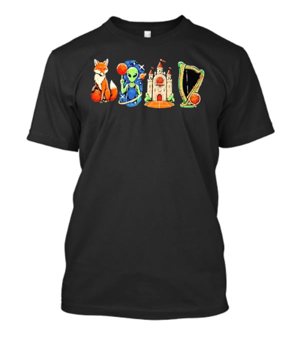Wemby Fox Alien Castle San Antonio Spurs Basketball Texas NBA 2026 T-Shirt