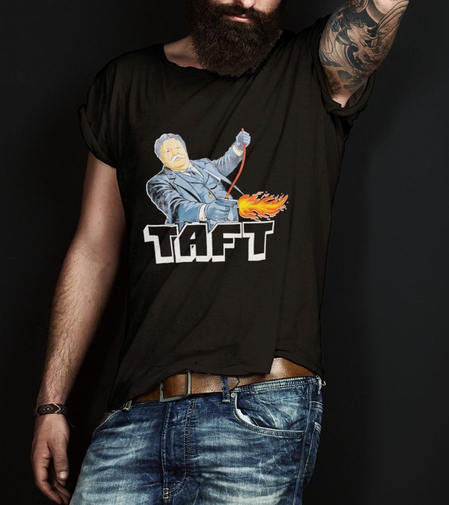 William Howard Taft Wild West Gunfire Embrace T-Shirt