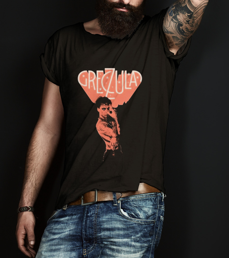 Greczula Tour Tattooed Performer With Edgy T-Shirt