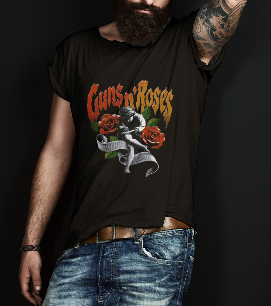 Guns N Roses World Tour 2026 Exclusive Dates T-Shirt