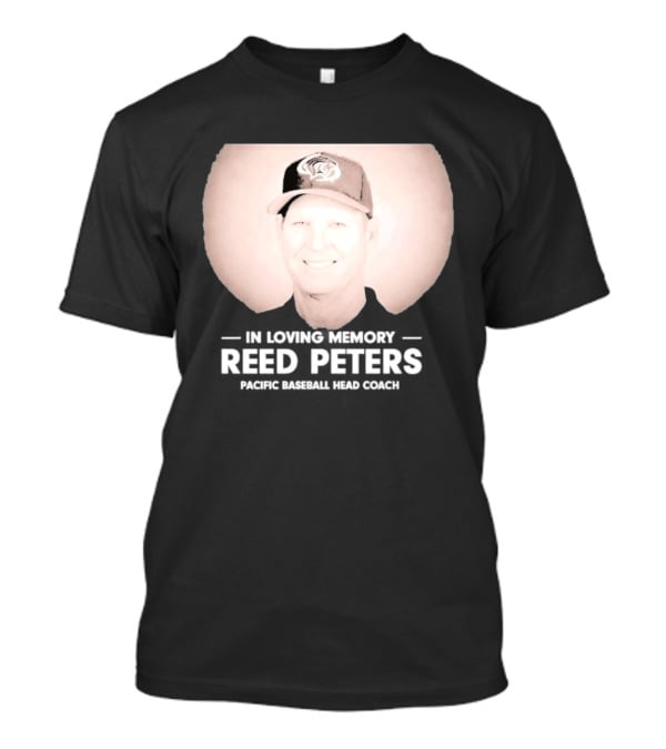 In Loving Memory Reed Peters Pacific Baseball Head Coach Panthers Cap T-Shirt