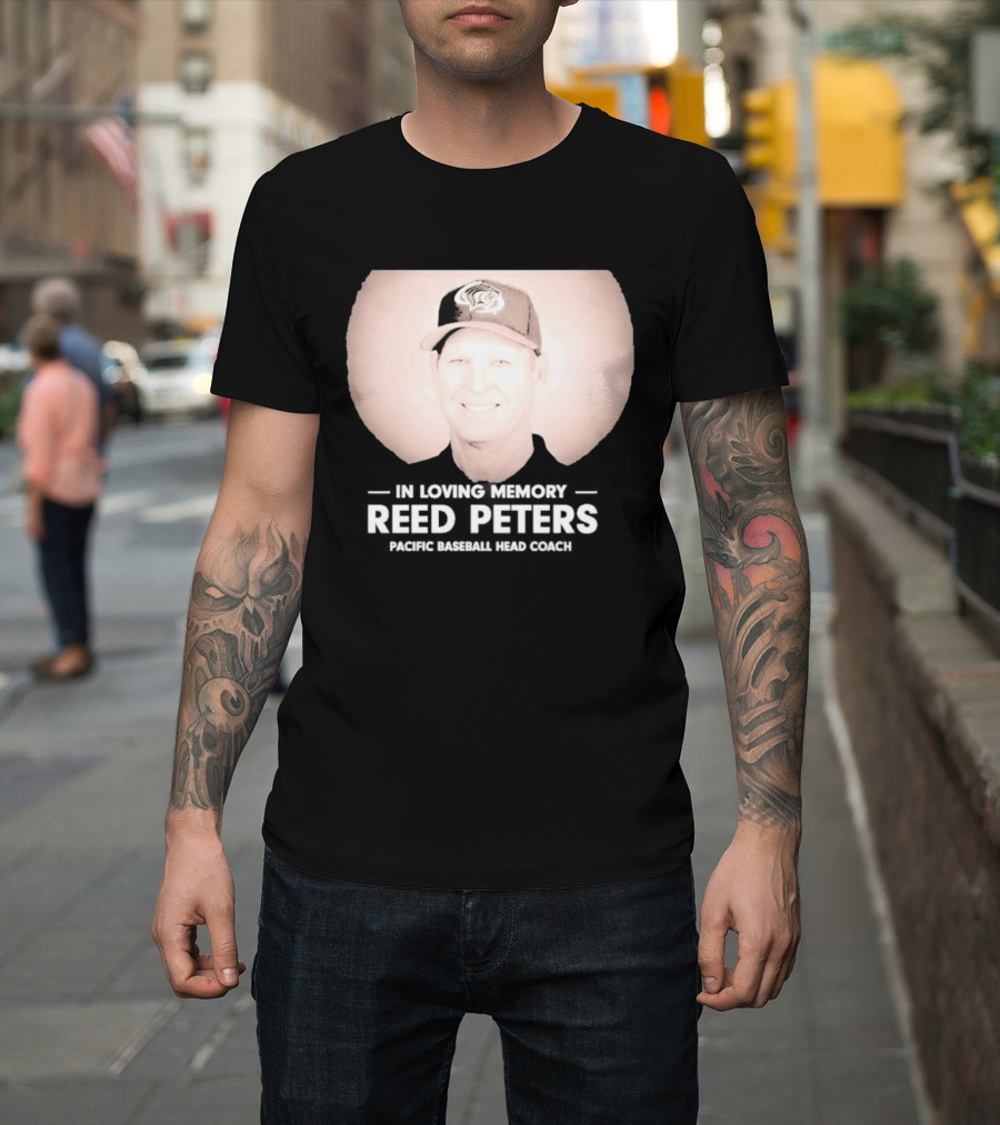 In Loving Memory Reed Peters Pacific Baseball Head Coach Panthers Cap T-Shirt