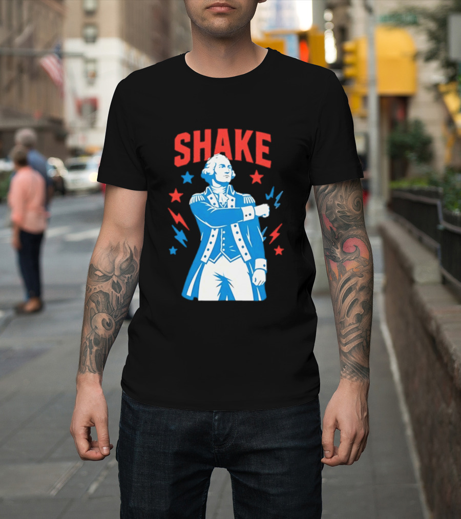 Shake And Bake George Washington America Drinking T-Shirt