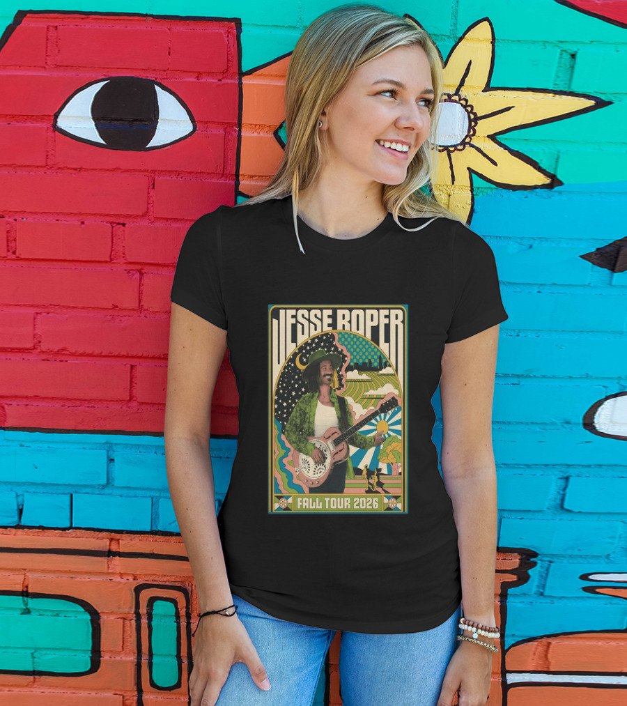 Jesse Roper Fall Tour 2026 Psychedelic Countryside Concert T-Shirt